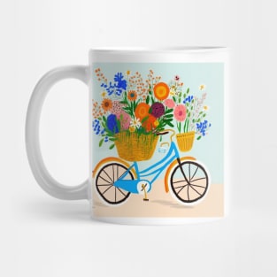 Springtime cycling II Mug